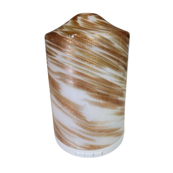 R Imports Aromatherapy Essential Oils Diffuser Color Mood Lights 8" Glass - Picture 11 of 11